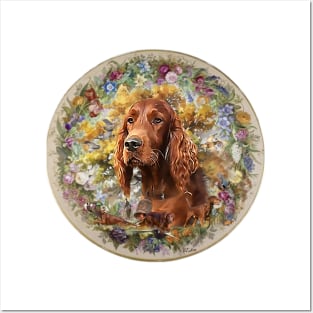 Irish Setter Posters and Art